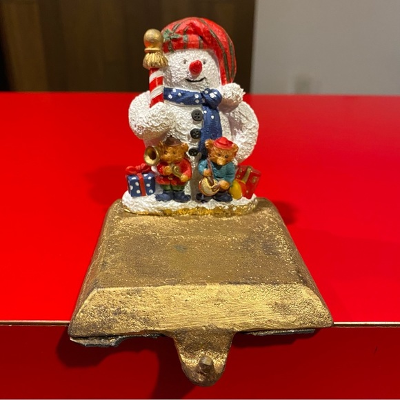 3/$20 Snowman Christmas Stocking Hanger - Picture 3 of 4